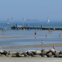 endlang der kieler forde ufer mit